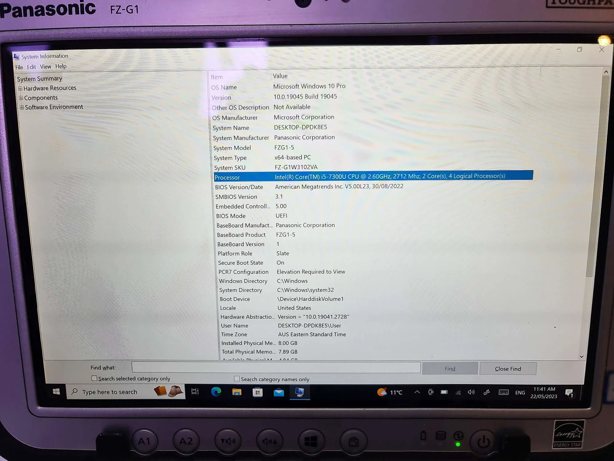 20230522_114133 20230522 114133 Panasonic Toughpad FZ-G1 10.1″ MK5 i5-7300U 8GB 256GB 4G GPS & Keyboard
